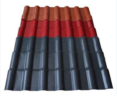 甘肃兰州合成树脂瓦 仿古一体瓦厂家直销 仿古屋檐瓦佛山虹鑫建材供应